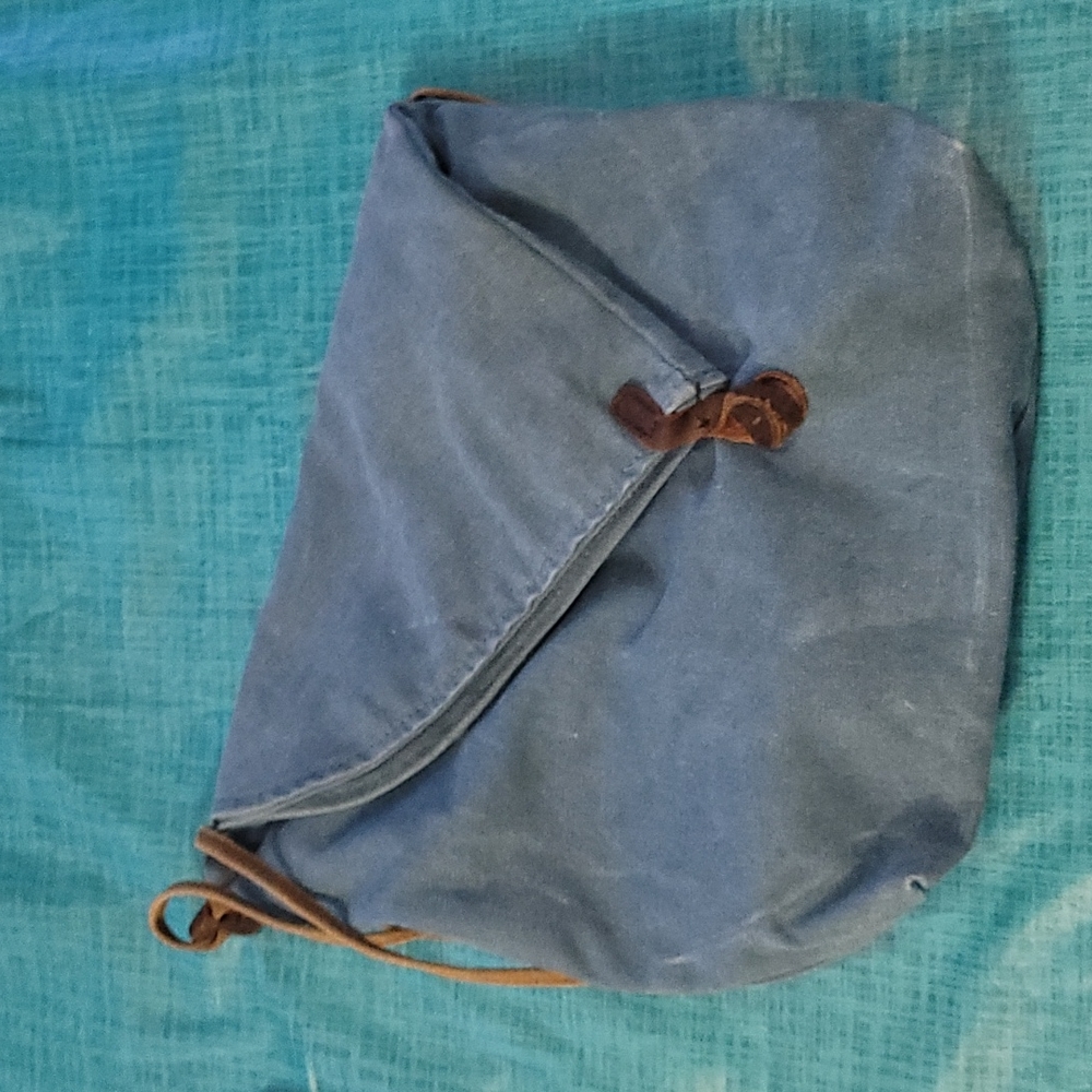 Large canvas/ leather bag